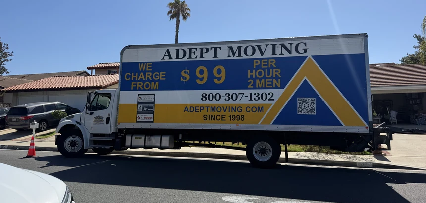 Adept Moving truck on Acadia Avenue in Agoura Hills, 91301