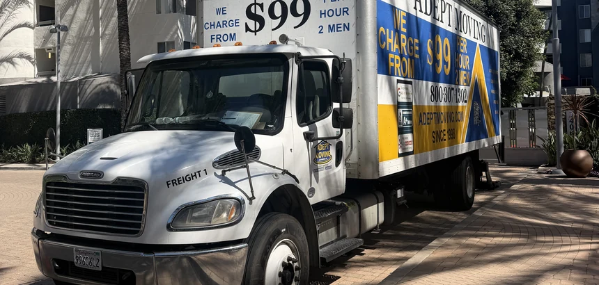 Adept Moving crew on a local move in Costa Mesa