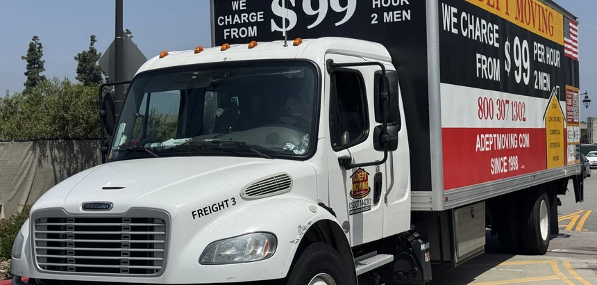 Adept Moving crew on a job in El Monte, 91731