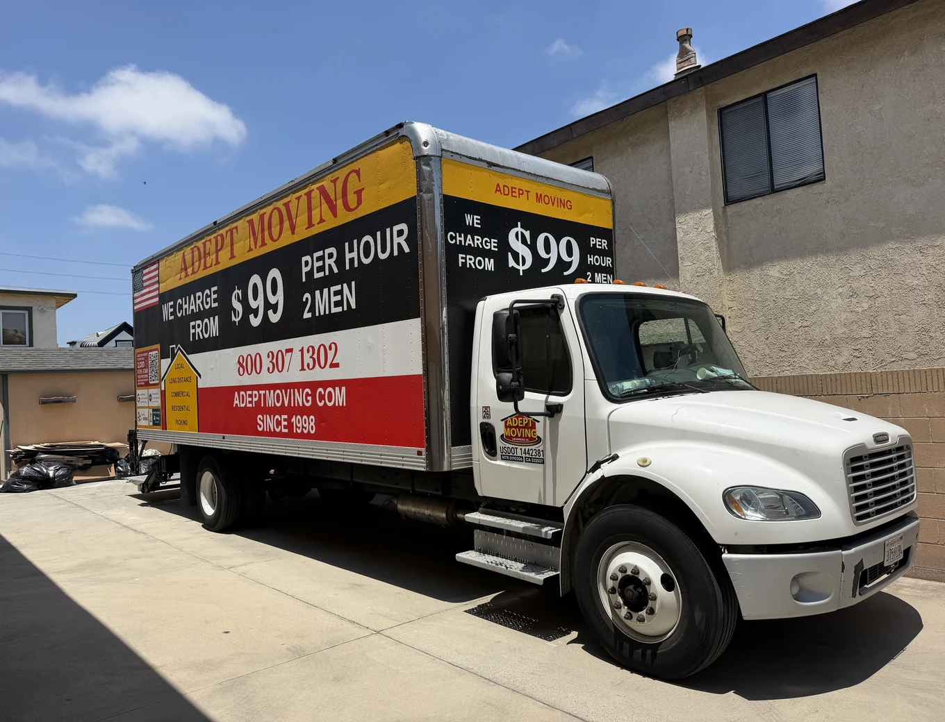 Adept Moving crew on a local move in Gardena