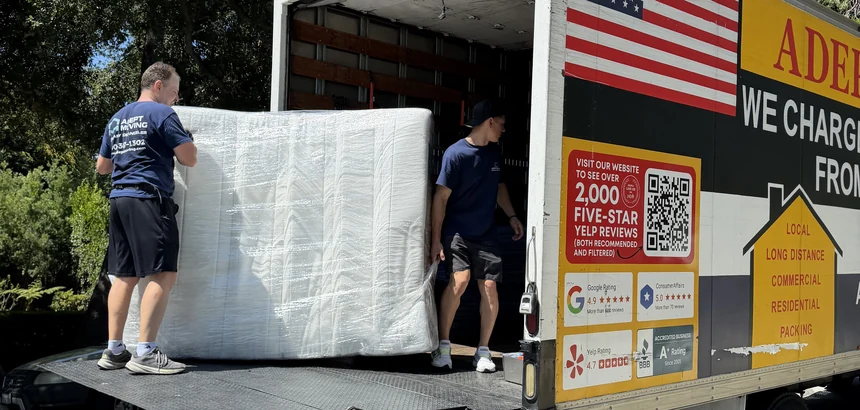 Adept Moving crew on a local move in Pasadena