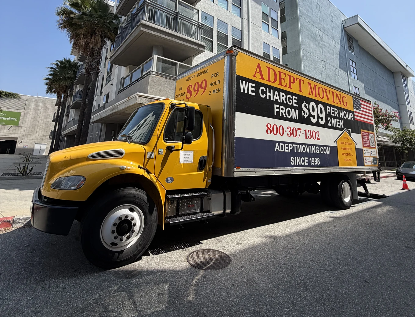 Adept Moving crew on a local move in Pasadena