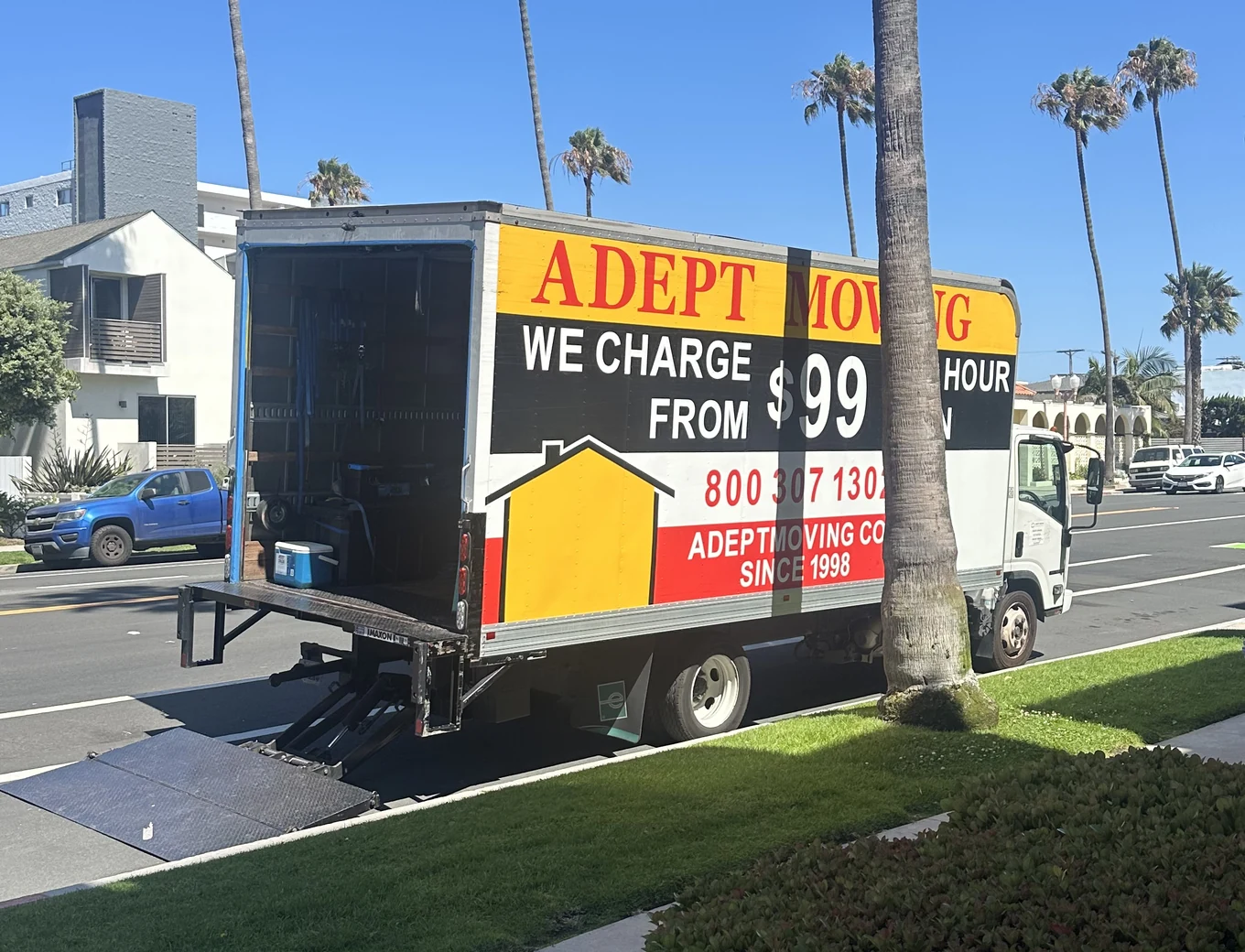 Adept Moving crew on a local move in Redondo Beach