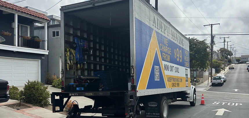 Adept Moving crew on a local move in Redondo Beach