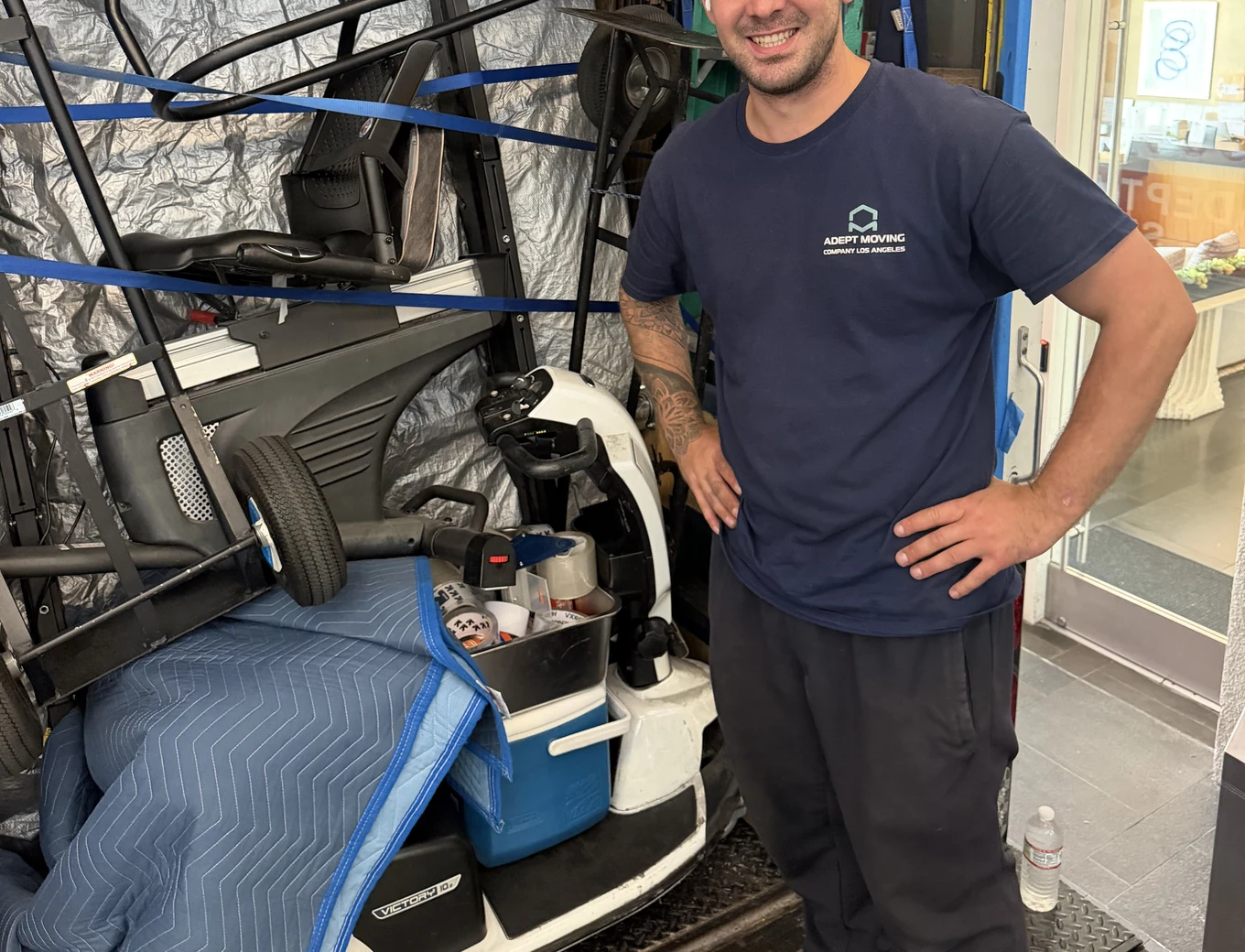 Adept Moving crew on a local move in Santa Ana