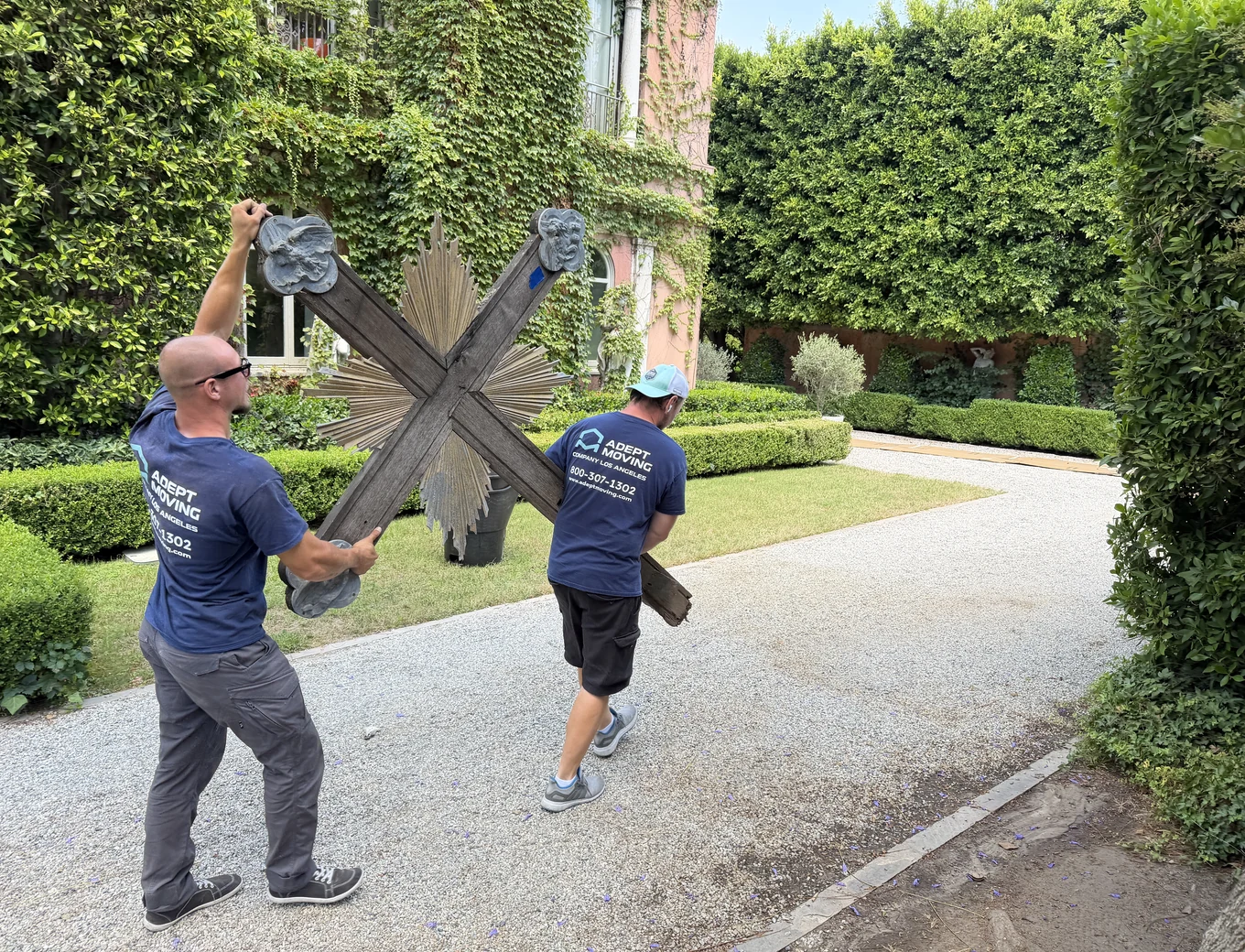 Adept Moving crew on a local move in South Pasadena