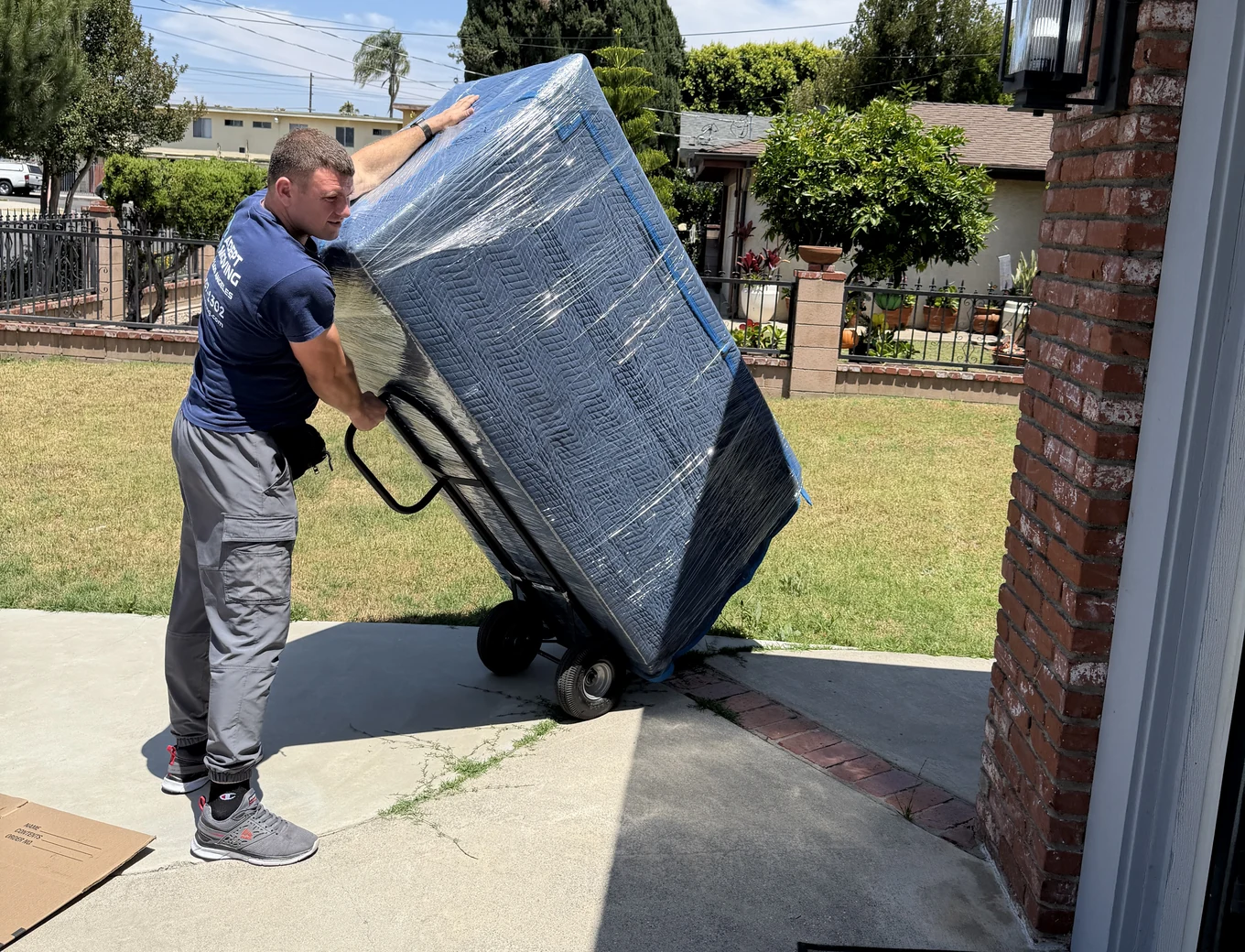 Adept Moving truck on Leadwell Street in Van Nuys, 91406