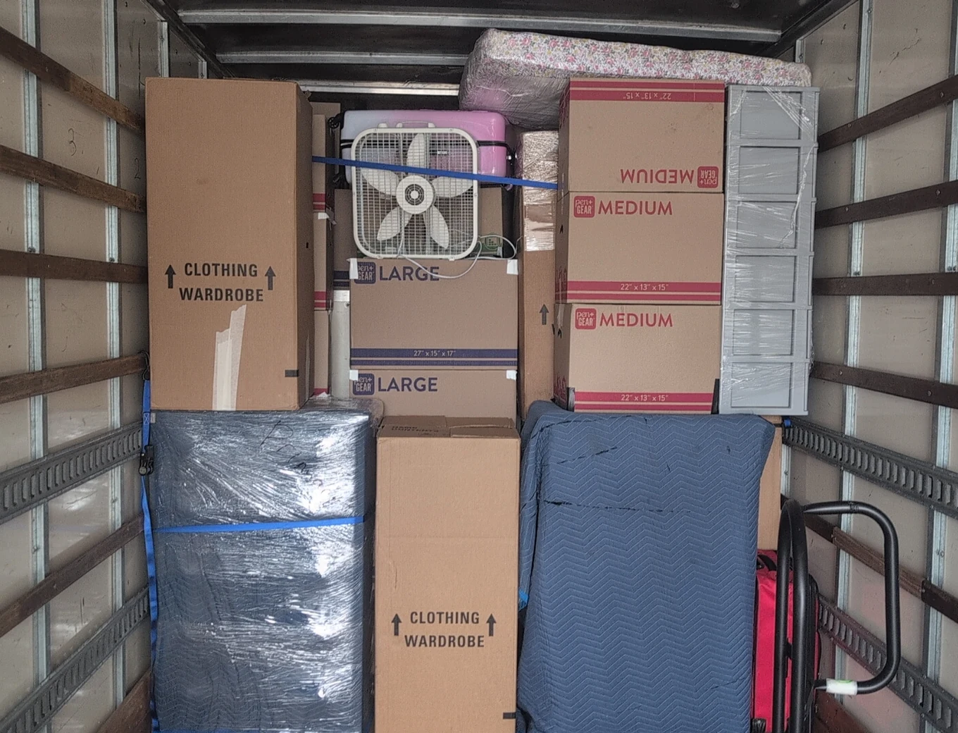 Adept Moving crew on a local move in West Covina