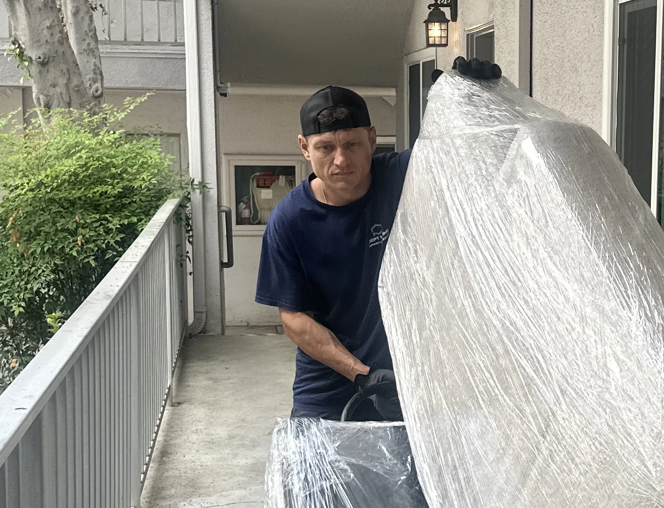 Adept Moving truck on Beverly Boulevard in Whittier, 90601
