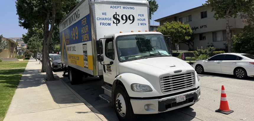 Adept Moving crew on a local move in Whittier
