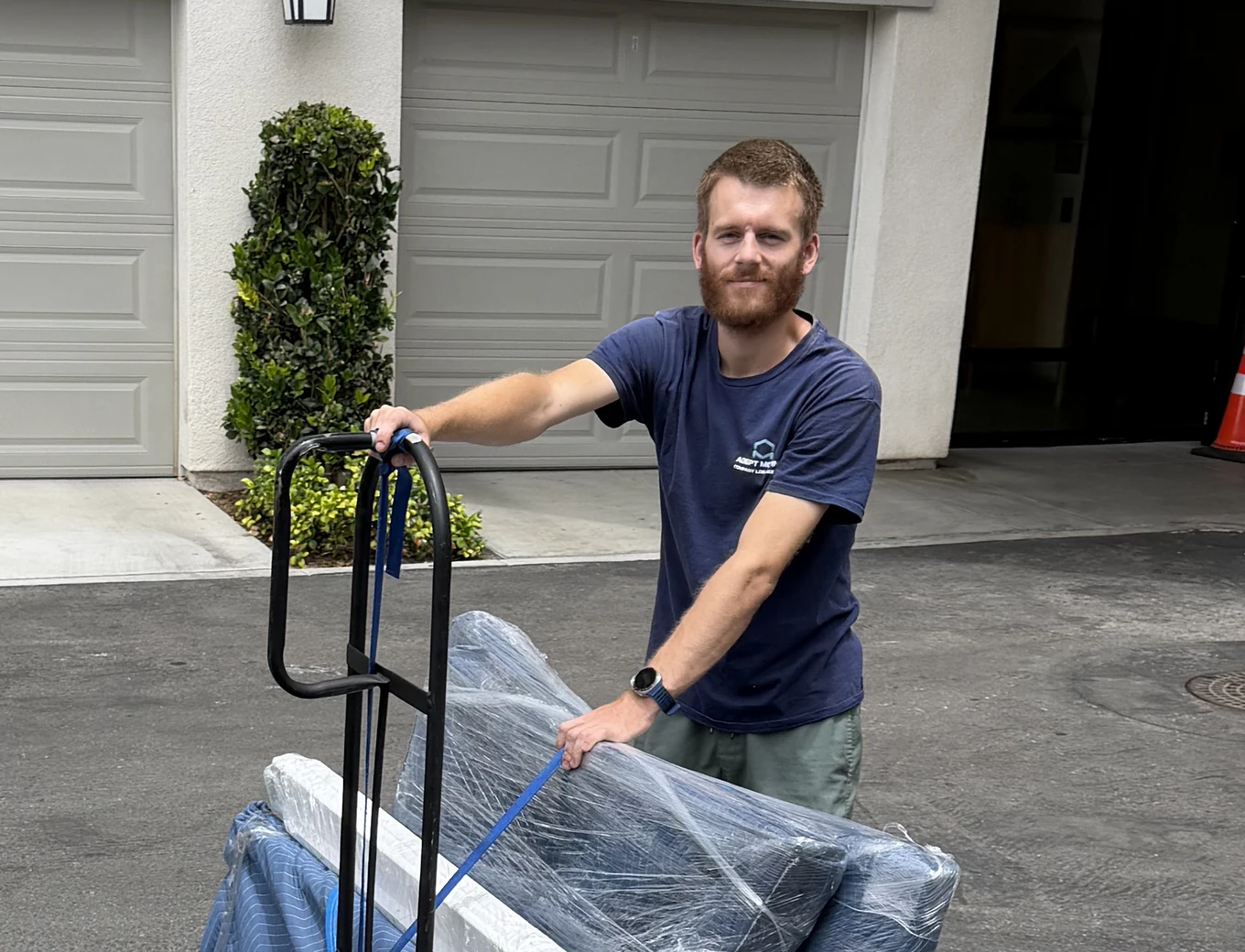 Adept Moving truck on Walnut Grove Drive in Whittier, 90606