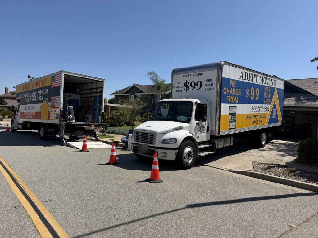 A Split-Delivery Move from Cliffwood Avenue to Rainbow Lane and Eadington Drive in Brea